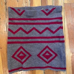 Toad & Co wool skirt.